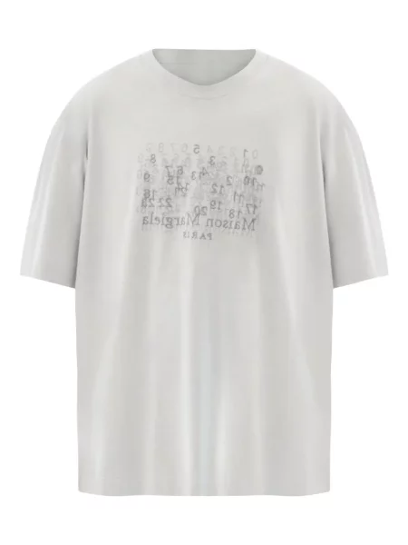 Grafic tricou Maison Margiela gri