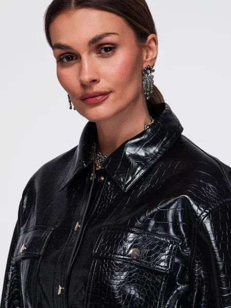 Prijelazna jakna Ombre crna