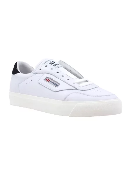 Sneakersy Superga skórzane białe