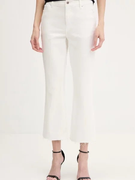 Morgan blugi bootcut pentru femei alb