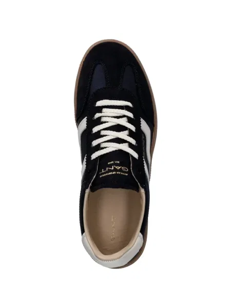 Sneakerși Gant cu dungi albastru