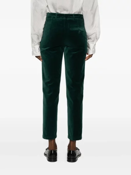 Pantaloni Aspesi de catifea verde