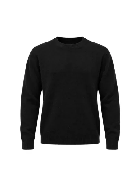 Sweter Cycle wełniany czarny