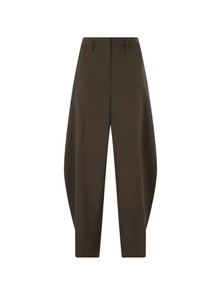 Pantaloni Herskind conici maro