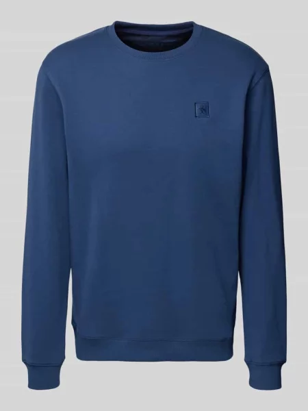 Bluza z detalem z logo Scotch & Soda niebieska