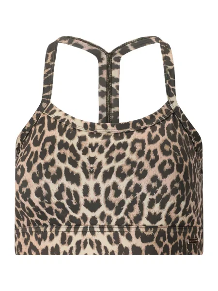 Athlecia Sportski grudnjak Bloom bež crna