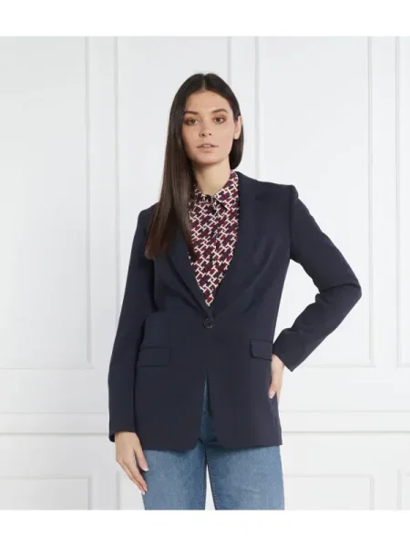 BOSS BLACK Sacou | Relaxed fit negru