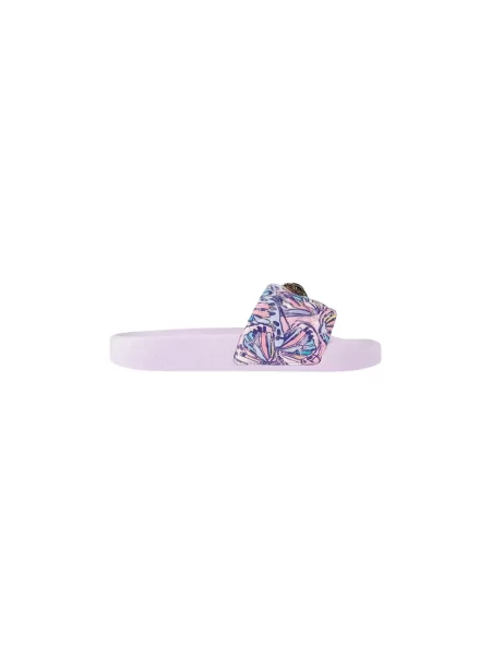 Kurt Geiger London klapki Meena Eagle Lilac fioletowe
