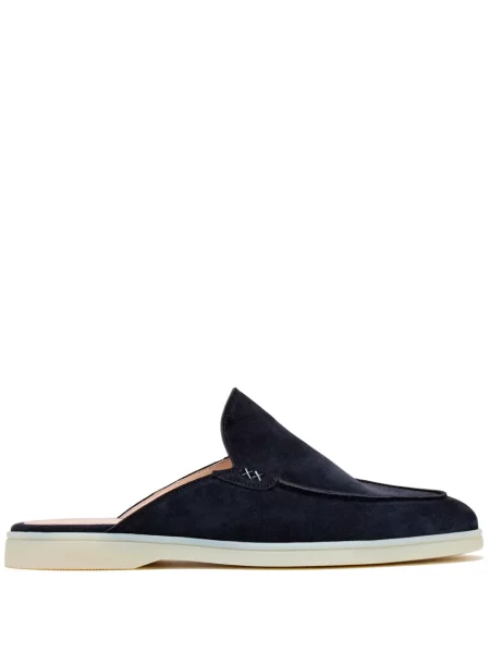 Pantofi loafer Forsa din piele de căprioară albastru