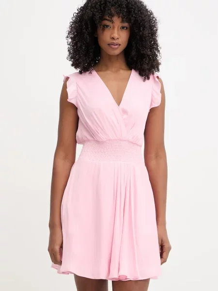 Morgan sukienka kopertowa RWANY różowa