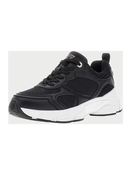 Sneakersy Guess skórzane czarne