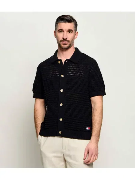 Tommy Jeans Cardigan negru