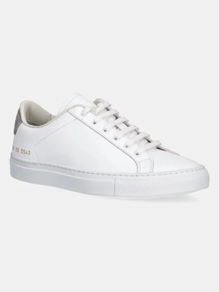 Кожени маратонки Common Projects Retro Classic бяло