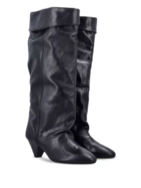 Botine Isabel Marant din piele negru