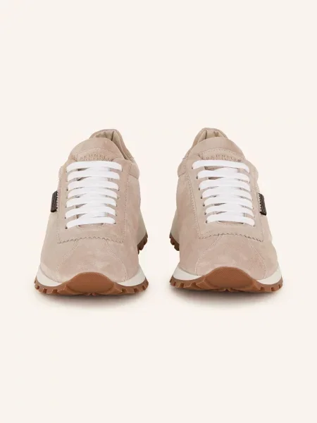 Brunello Cucinelli Sneakersy beige beżowe