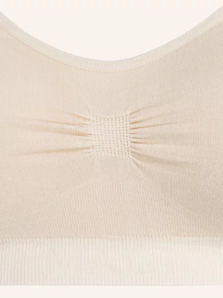 Magic Bodyfashion Gorset Bamboo Comfort Bra With Spaghetti Straps beige czarny