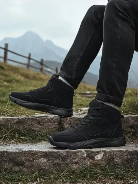 Sinsay Kotníkové boty černá