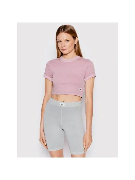 Reebok Póló Classics Natural Dye Slim Fit rózsaszín