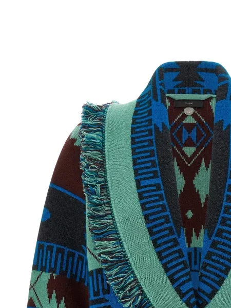 Cardigan Alanui tricotate albastru