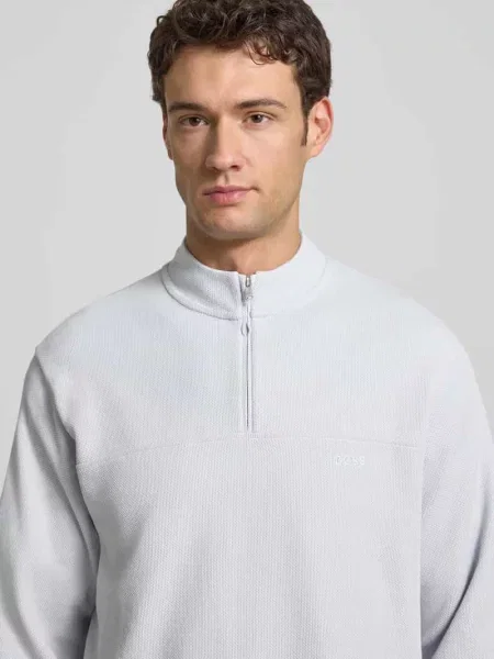 Bluza o kroju regular fit z mieszanka bawełny model PE_HIVE' Boss Orange