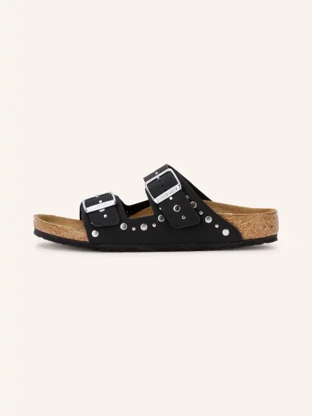 Birkenstock Pantofle Arizona Rivets S Cvočky / stříbrná černá