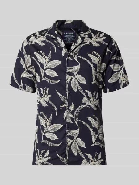 Koszula casual z kołnierzem rewersowym krój regular fit Superdry