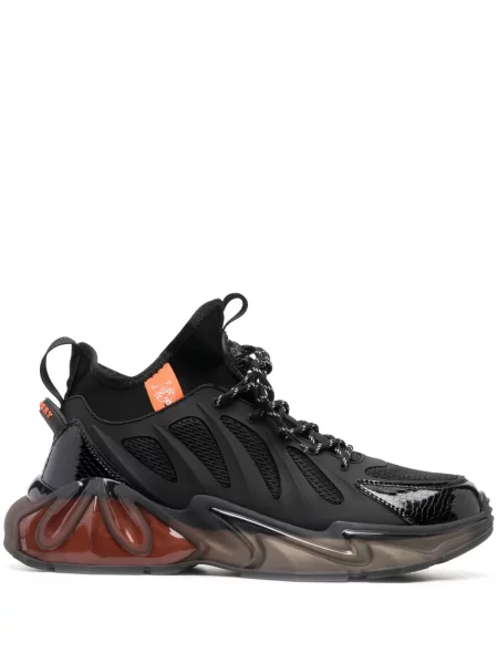 Sneakerși Plein Sport cu dungi de tigru negru