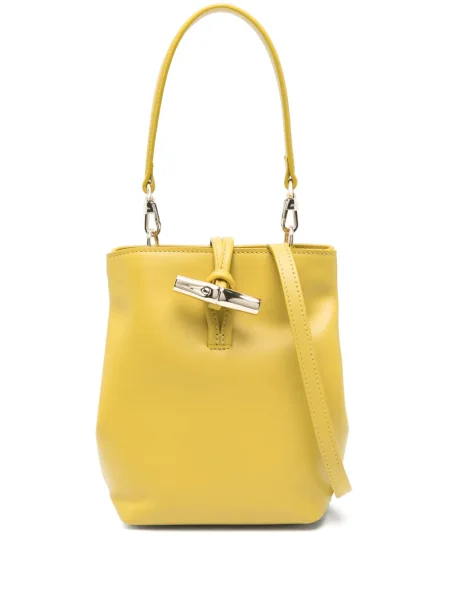 Geantă bucket Longchamp galben