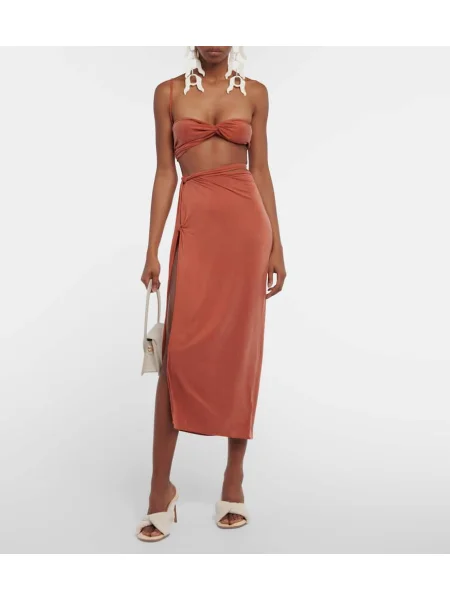 Sutien Jacquemus portocaliu