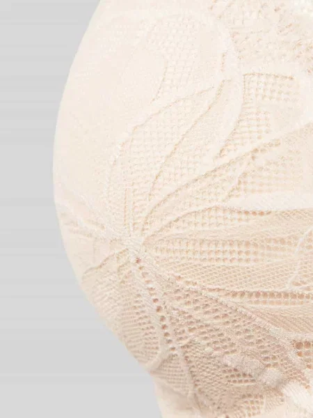 Biustonosz z fiszbinami i podszewką model ‘Body Makeup Illusion Lace’ Triumph beżowy