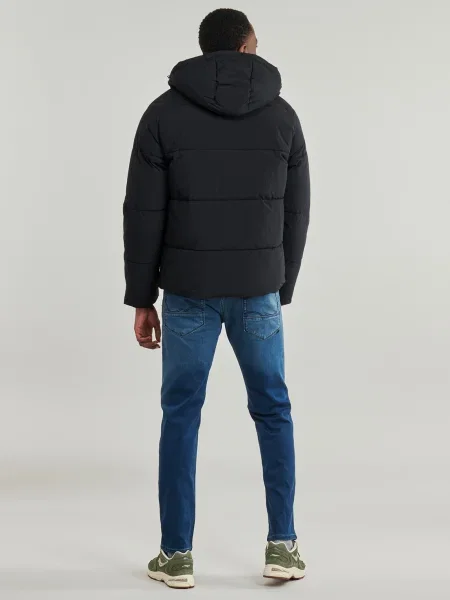 Bunda Jack & Jones s kapucňou čierna