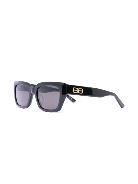 Saulės akiniai Balenciaga Eyewear su autografu juoda
