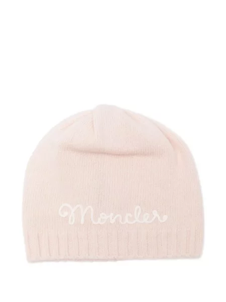 Czapka dziecięca Moncler Enfant różowa