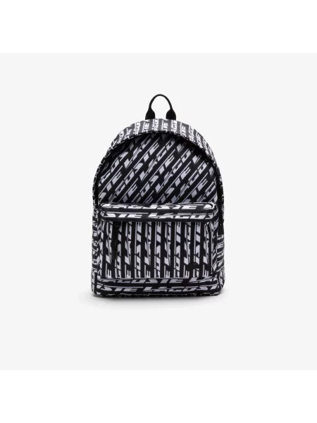 Lacoste Plecak Neocroc Z Nadrukiem Logo czarny