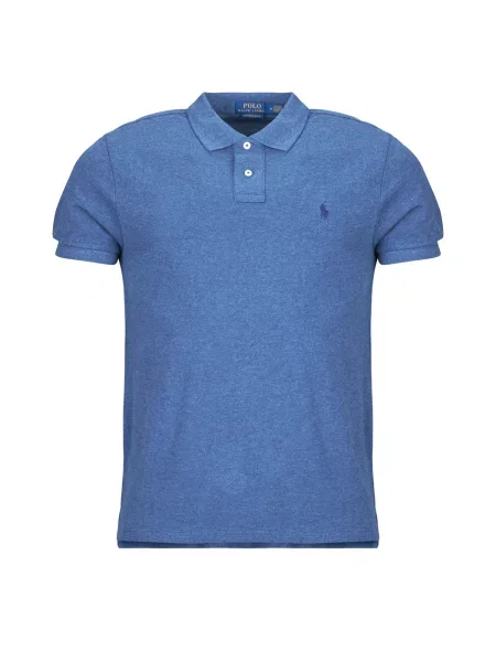 Tricou polo Polo Ralph Lauren plasă albastru