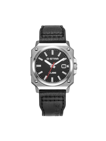 G-STAR Analogové hodinky Date watch Cube' černá