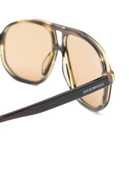 Sunčane naočale Emporio Armani smeđa