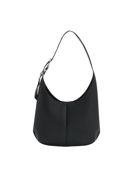 BOSS torebka hobo z imitacji skóry CLARICE HOBO czarna