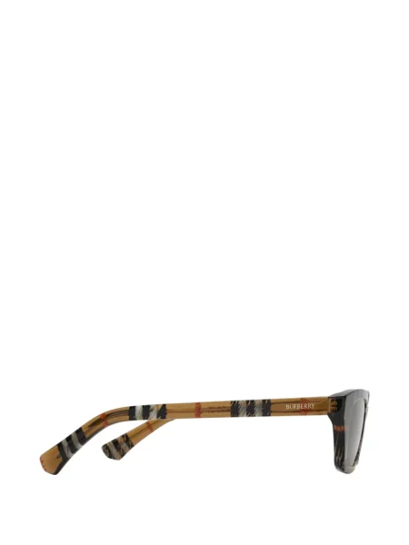 Ochelari de soare Burberry în carouri maro