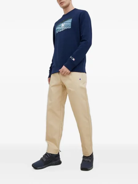 Pantaloni Champion cu autograf cu cordon