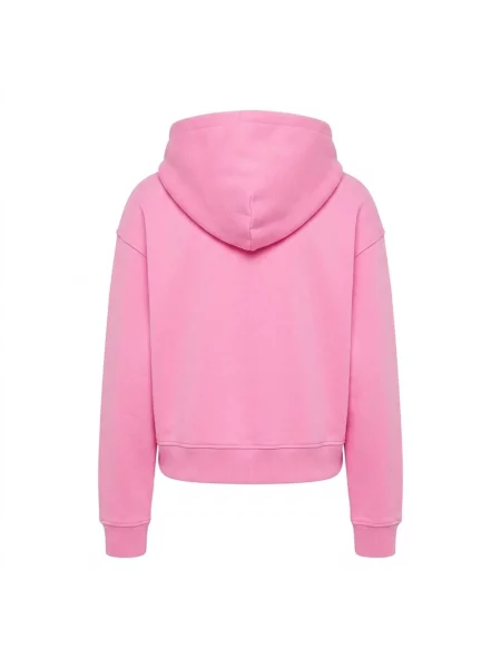 Bluza z kapturem Tommy Jeans z kapturem różowa