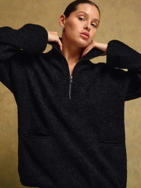 Анорак Lilove штучне хутро чорний