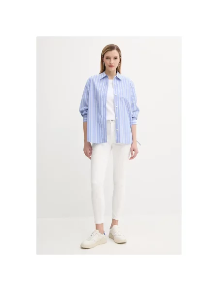 Jeansy skinny Levi's 721 z wysoką talią białe