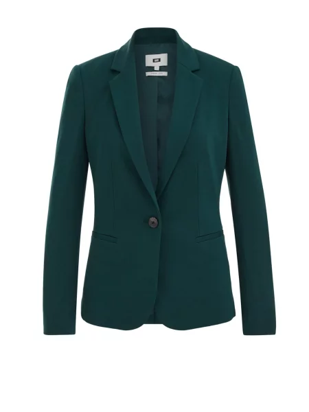 WE Fashion Sacou închis verde