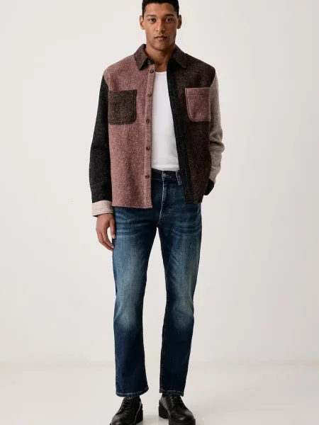 Tommy Jeans blugi straight pentru bărbați albastru