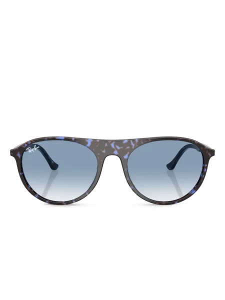 Ochelari de soare Ray-ban cu imprimeu geometric maro