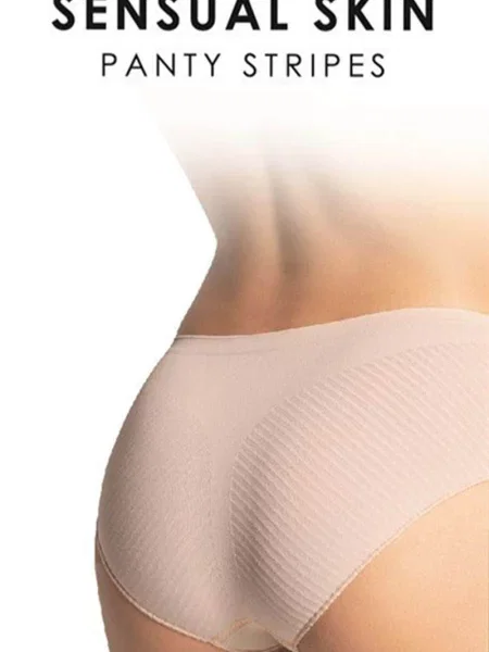 Бесшовные трусики слип FIGI_GATTA_PANTY_STRIPES_SENSUAL_SKIN чорні