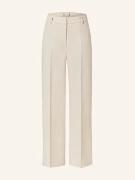 Seductive Kuloty Domenica Z Lnem beige beżowe