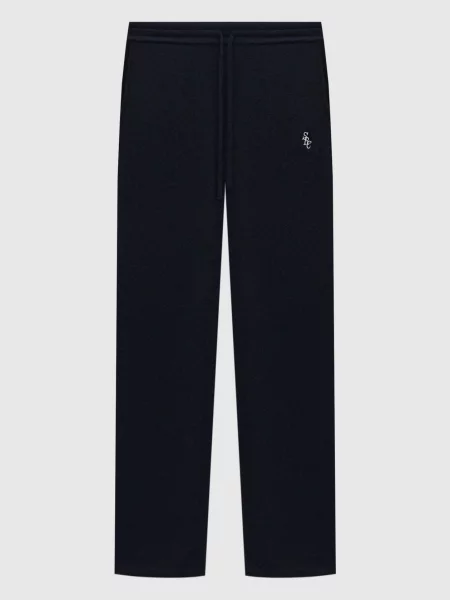Шерстяные брюки Sporty & Rich синие
