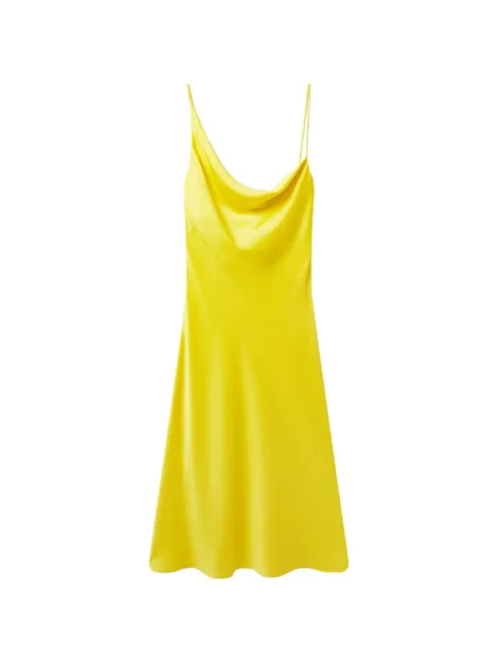 Rochie Stella Mccartney cu spatele deschis galben